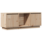 Meuble Tv 110,5X35X44 Cm Bois De Pin Massif