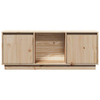 Meuble Tv 110,5X35X44 Cm Bois De Pin Massif