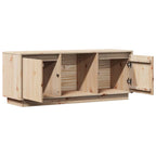 Meuble Tv 110,5X35X44 Cm Bois De Pin Massif