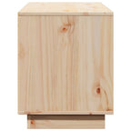 Meuble Tv 110,5X35X44 Cm Bois De Pin Massif