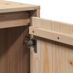 Meuble Tv 110,5X35X44 Cm Bois De Pin Massif