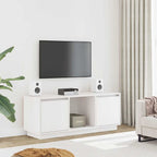 Meuble Tv 110,5X35X44 Cm Bois De Pin Massif