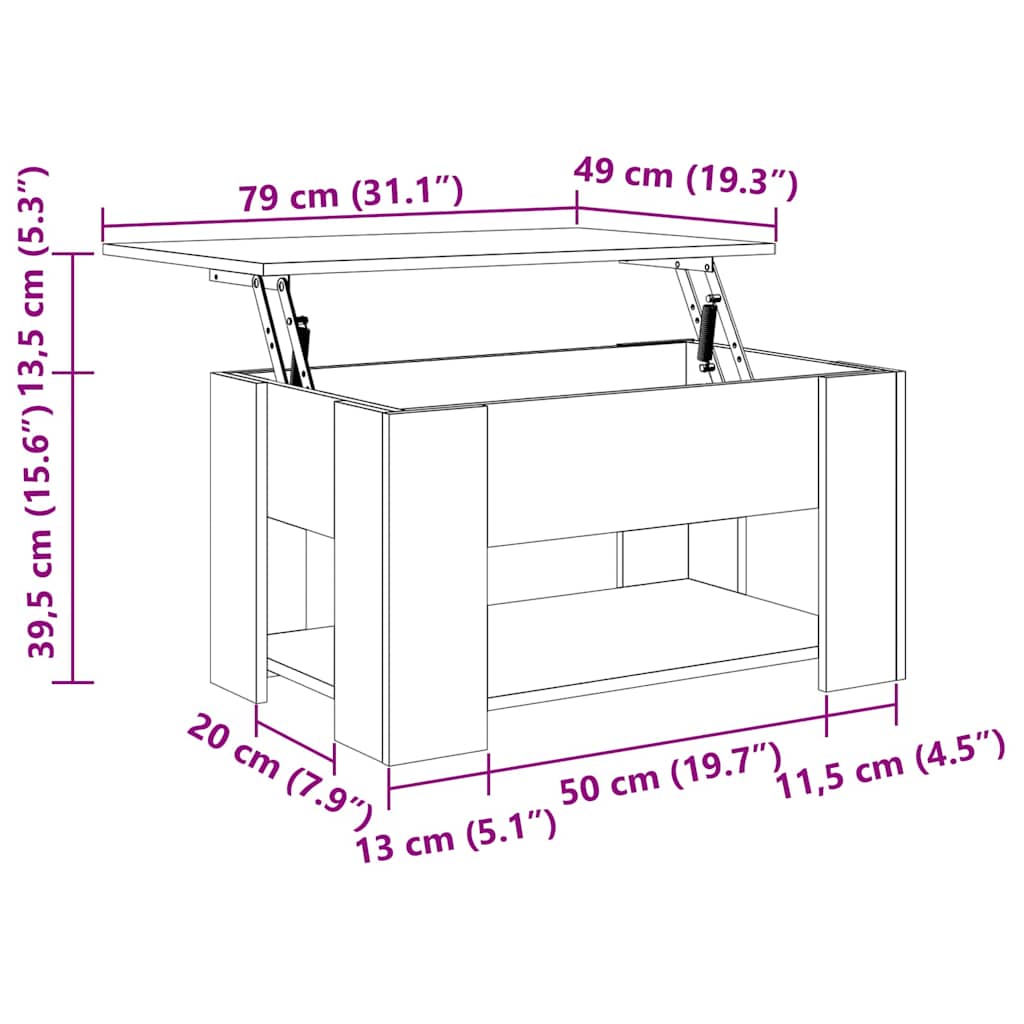Table Basse Bois D'ingénierie
