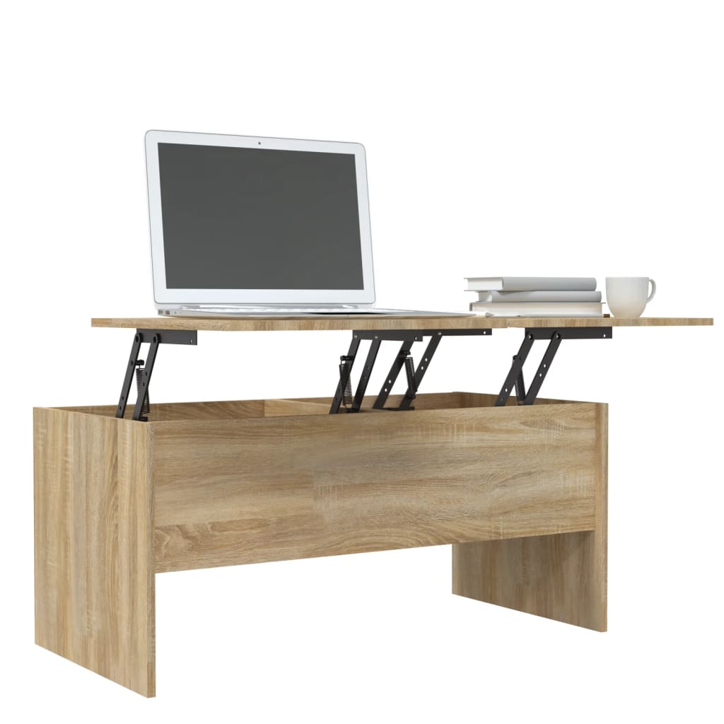 Table Basse 102X50,5X46,5 Cm Bois D'ingénierie