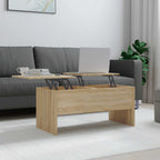 Table Basse 102X50,5X46,5 Cm Bois D'ingénierie