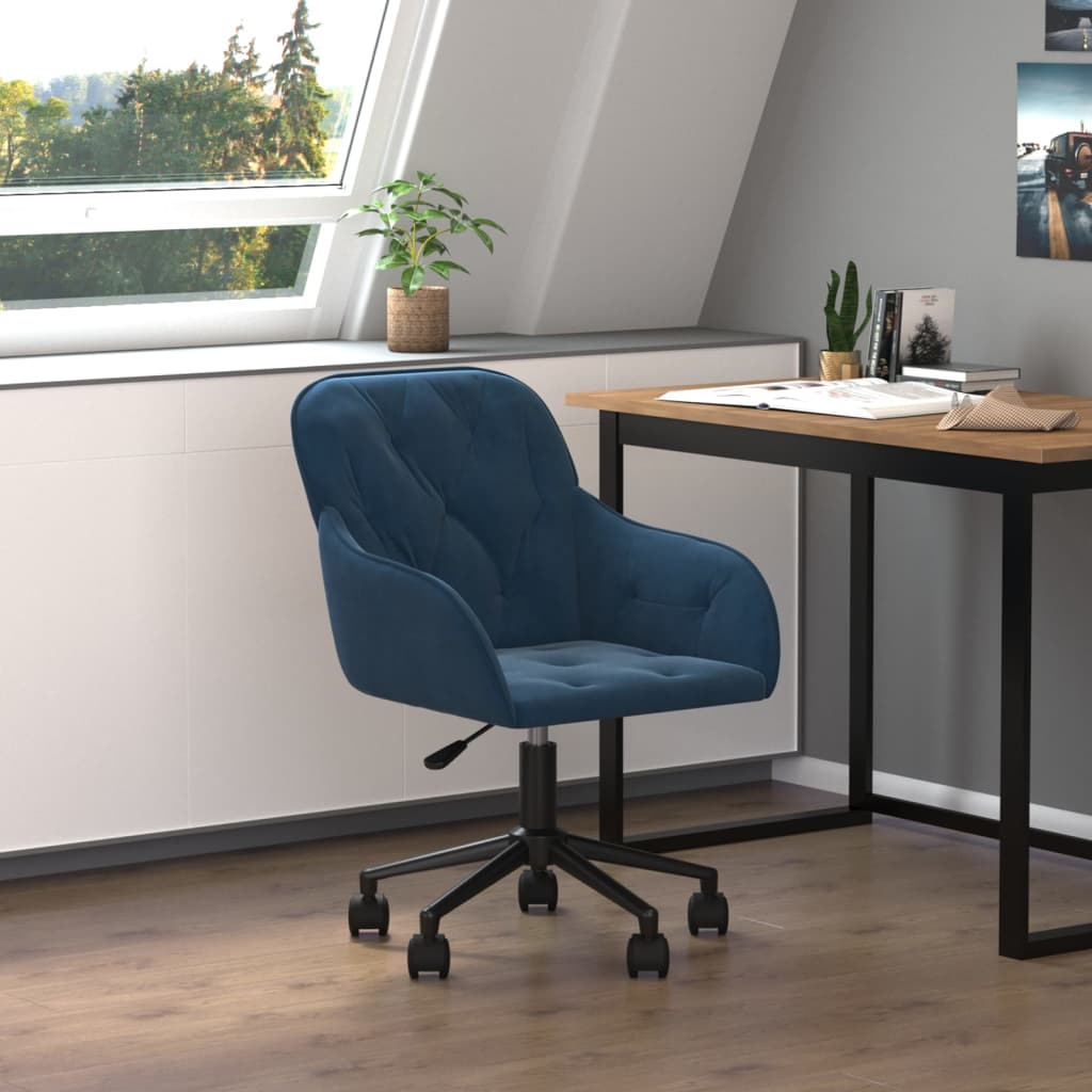 Chaise Pivotante De Bureau Velours