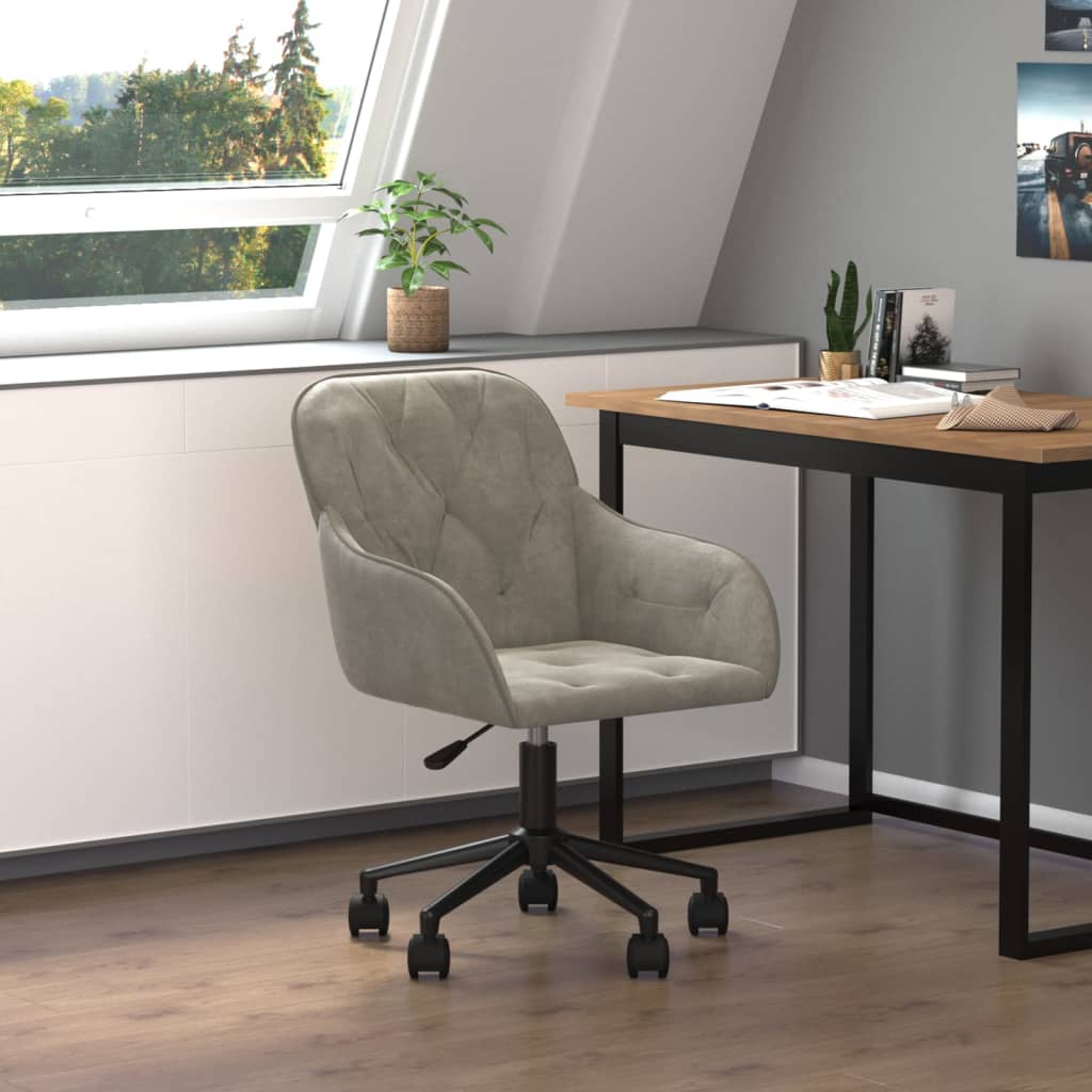 Chaise Pivotante De Bureau Velours