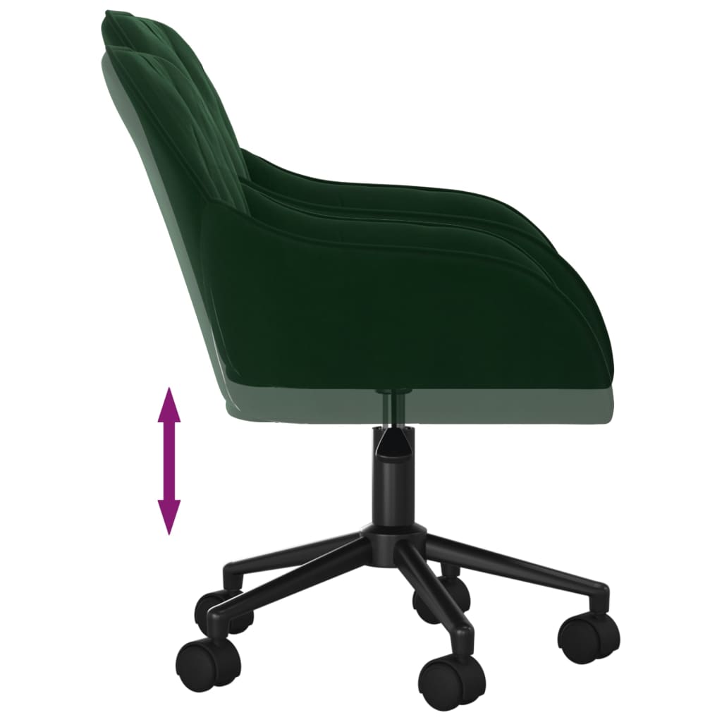 Chaise Pivotante De Bureau Velours
