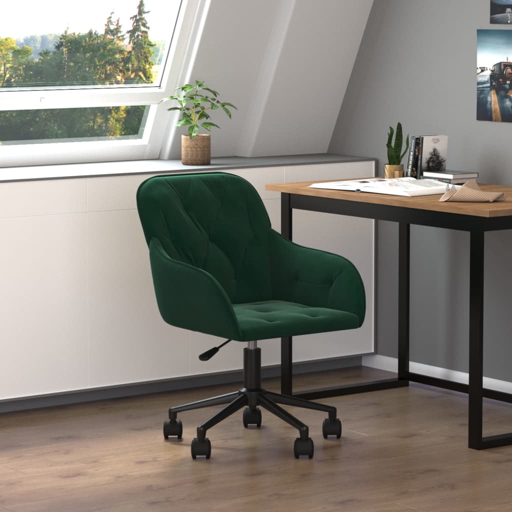 Chaise Pivotante De Bureau Velours