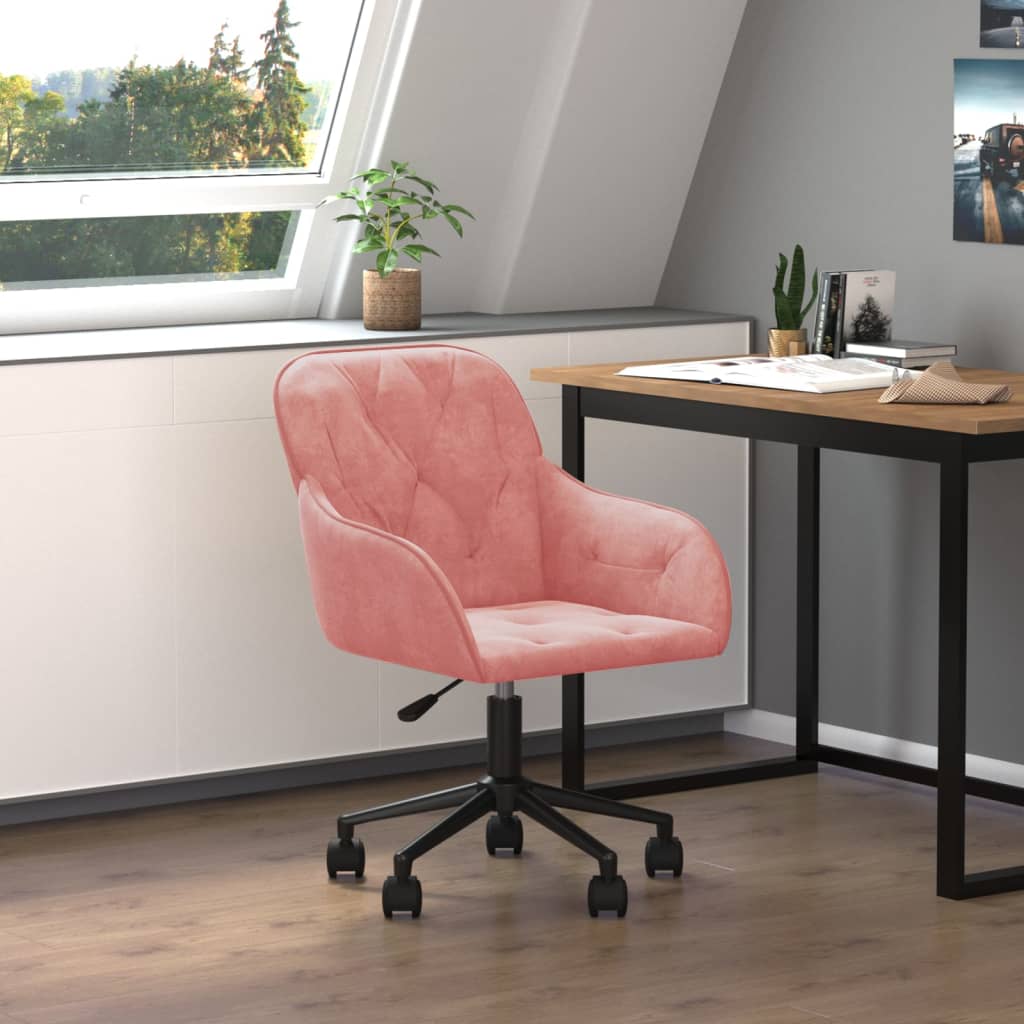 Chaise Pivotante De Bureau Velours