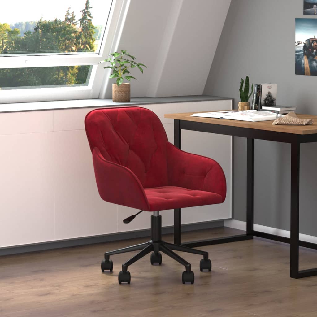 Chaise Pivotante De Bureau Velours