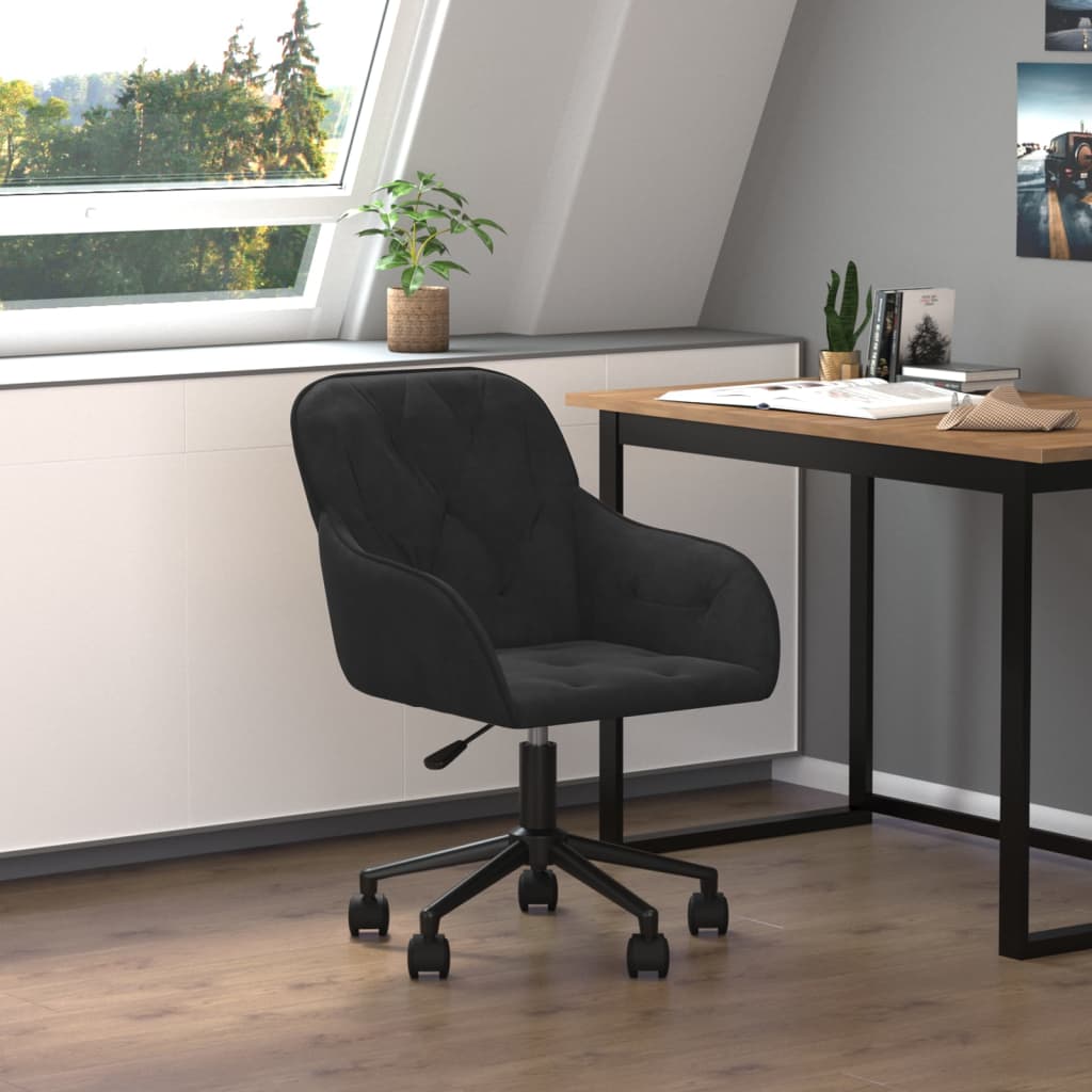Chaise Pivotante De Bureau Velours