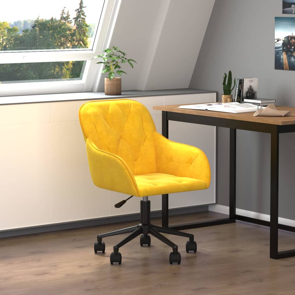 Chaise Pivotante De Bureau Velours
