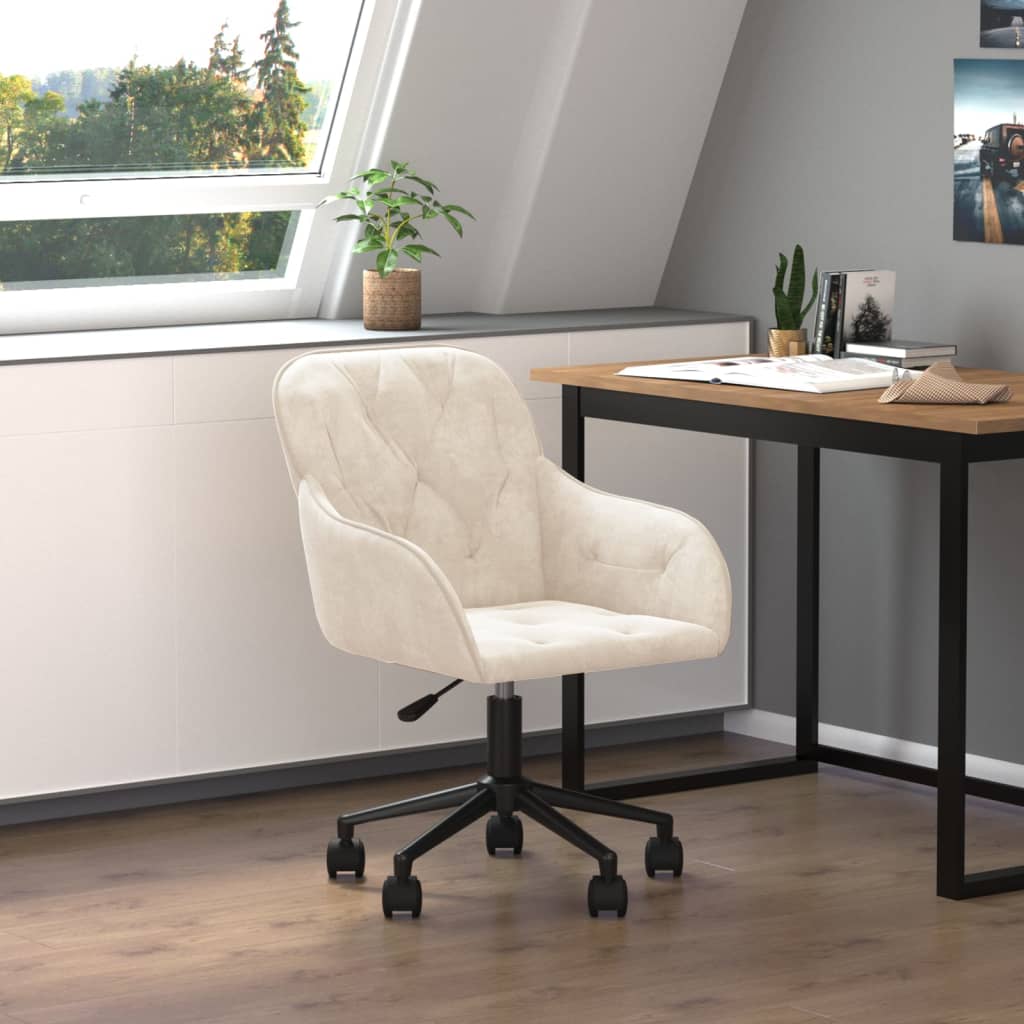 Chaise Pivotante De Bureau Velours