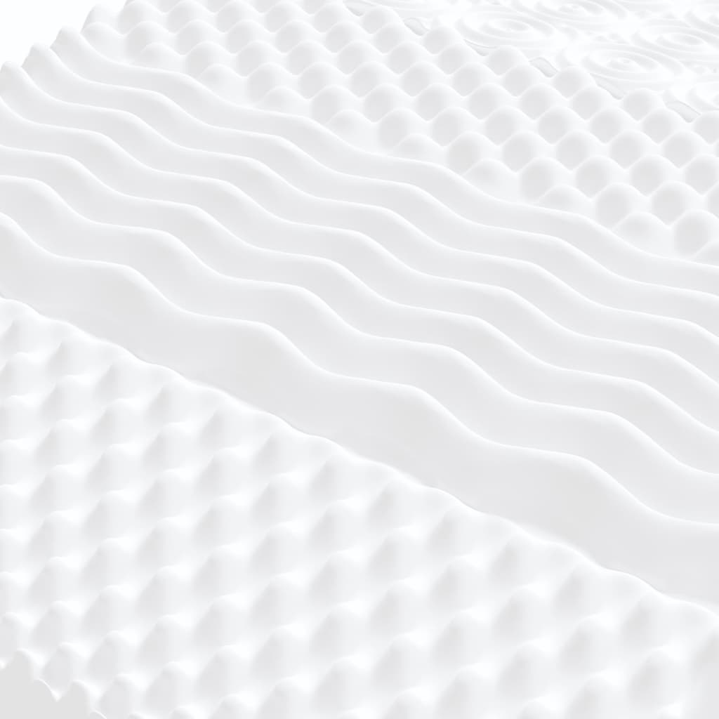Matelas En Mousse Blanc 7 Zones Dureté 20 Ild