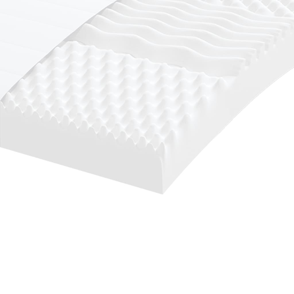 Matelas En Mousse Blanc 7 Zones Dureté 20 Ild