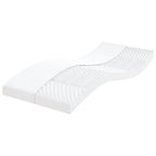 Matelas En Mousse Blanc 7 Zones Dureté 20 Ild