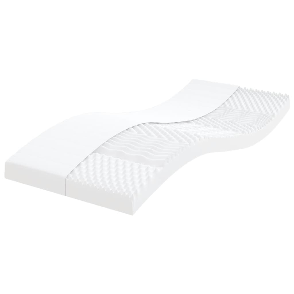 Matelas En Mousse Blanc 7 Zones Dureté 20 Ild