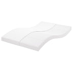 Matelas En Mousse Blanc 7 Zones Dureté 20 Ild
