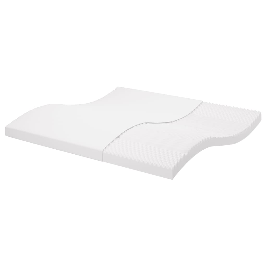 Matelas En Mousse Blanc 7 Zones Dureté 20 Ild