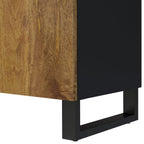 Meuble Tv 105X33,5X46 Cm Bois De Manguier Et D'ingénierie