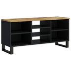 Meuble Tv 100X33X46 Cm Bois De Manguier Et D'ingénierie