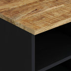 Meuble Tv 100X33X46 Cm Bois De Manguier Et D'ingénierie
