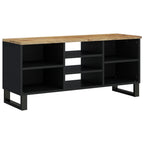 Meuble Tv 100X33X46 Cm Bois De Manguier Et D'ingénierie