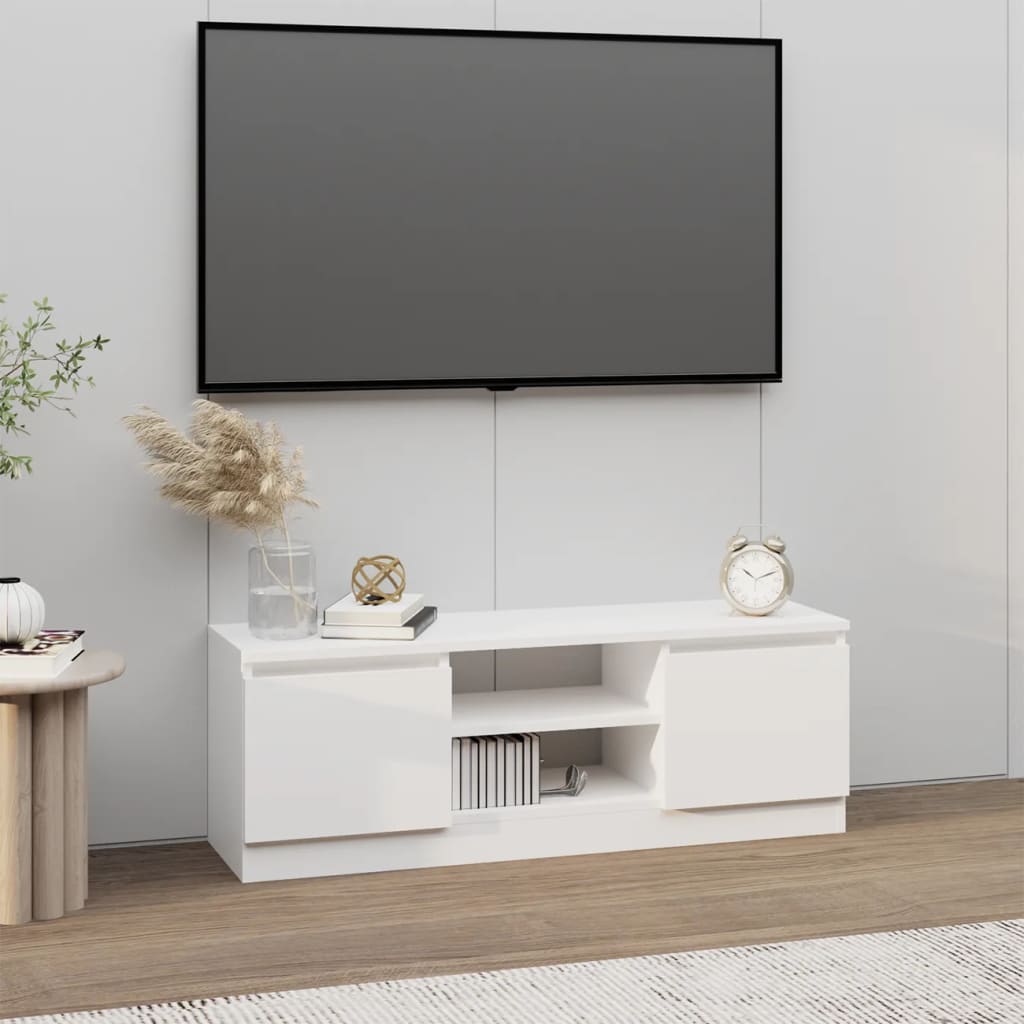 Meuble Tv 102X30X36 Cm Bois D'ingénierie