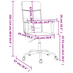 Chaise De Bureau Réglable En Hauteur