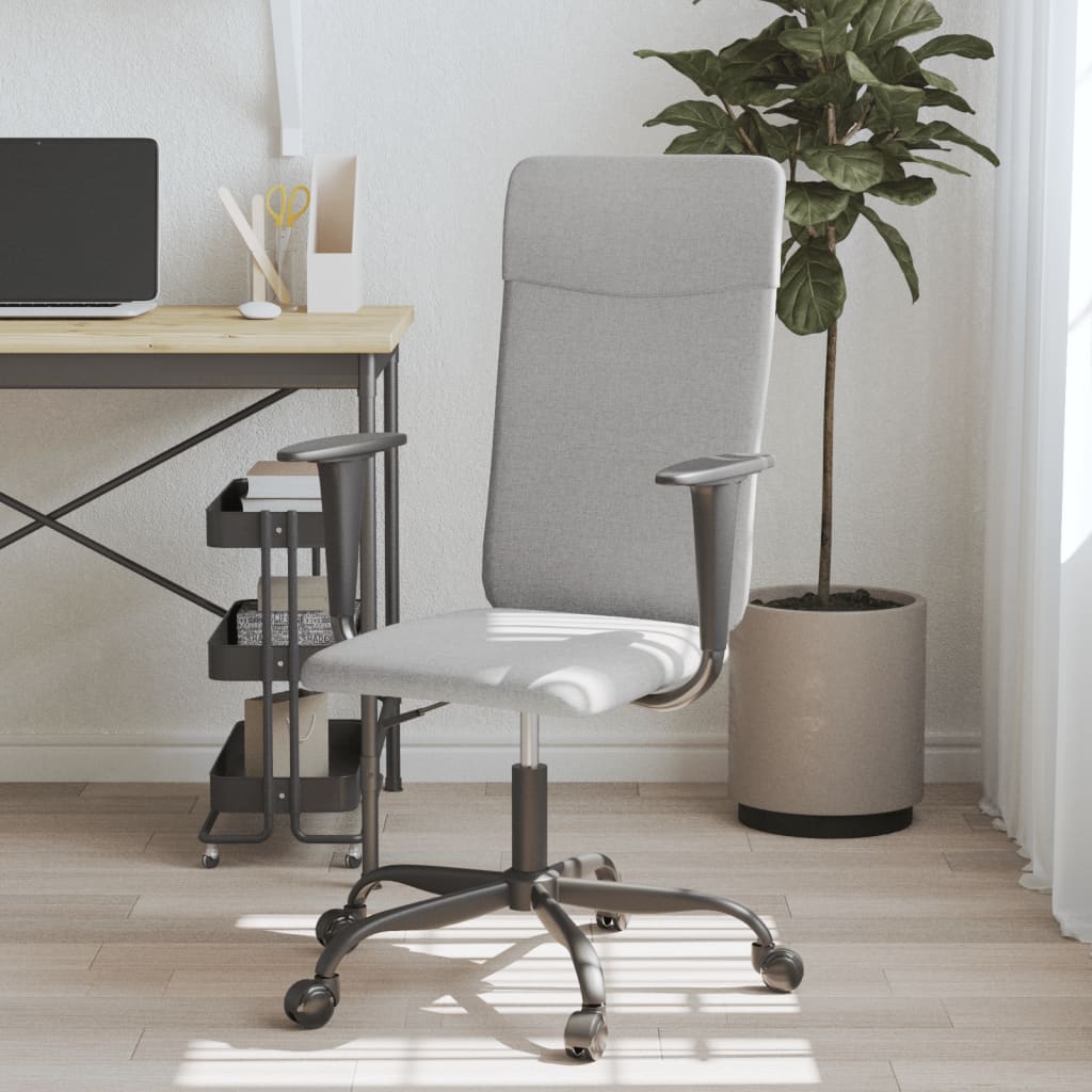 Chaise De Bureau Réglable En Hauteur Tissu