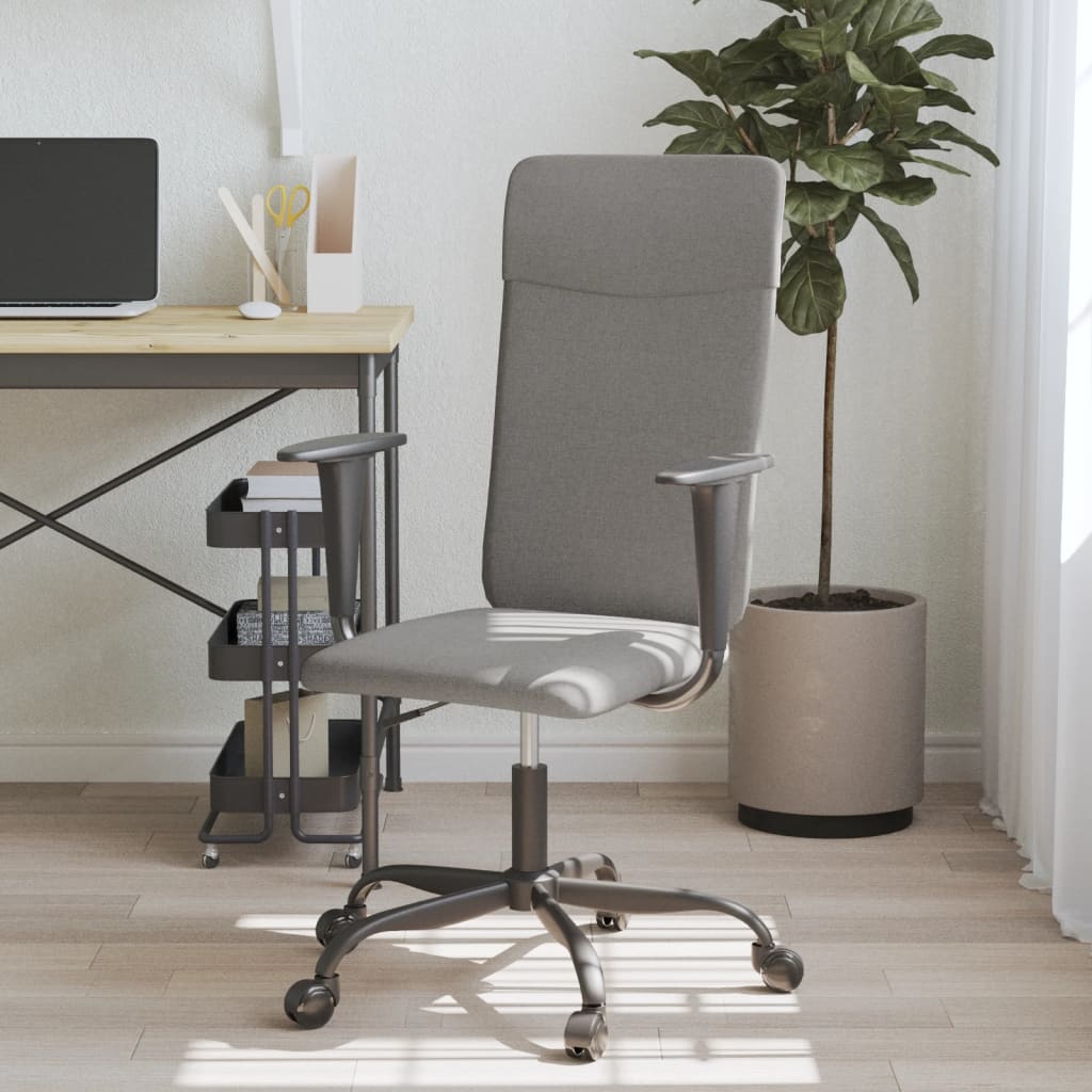 Chaise De Bureau Réglable En Hauteur Tissu
