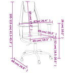 Chaise De Bureau Réglable En Hauteur