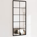Miroir Mural Noir Rectangulaire Fer