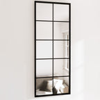 Miroir Mural Noir Rectangulaire Fer