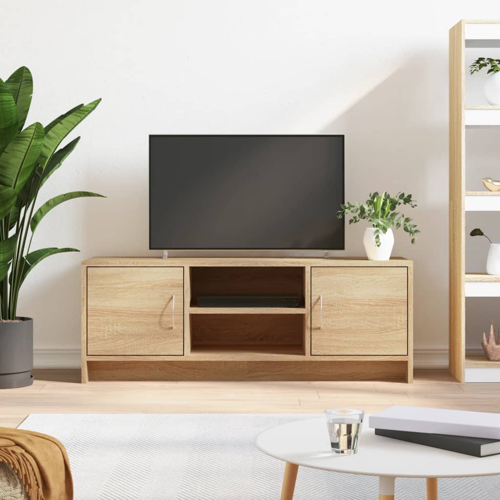 Meuble Tv 102X30X37,5 Cm Bois D'ingénierie