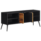 Meuble Tv 112X31X45 Cm Teck Massif Récupéré