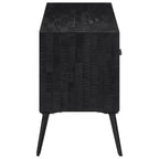 Meuble Tv 112X31X45 Cm Teck Massif Récupéré