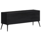 Meuble Tv 112X31X45 Cm Teck Massif Récupéré