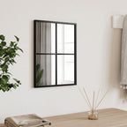 Miroir Mural Noir Rectangulaire Fer
