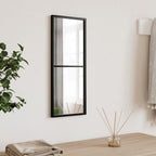 Miroir Mural Noir Rectangulaire Fer