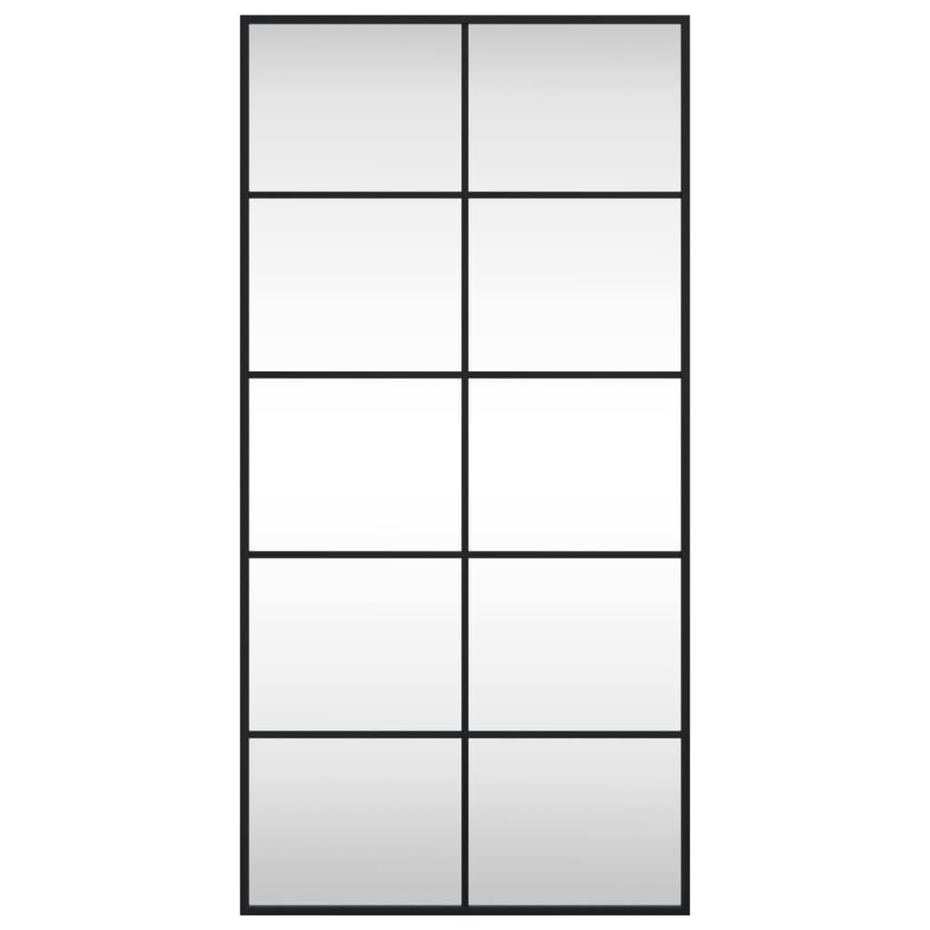 Miroir Mural Noir Rectangulaire Fer