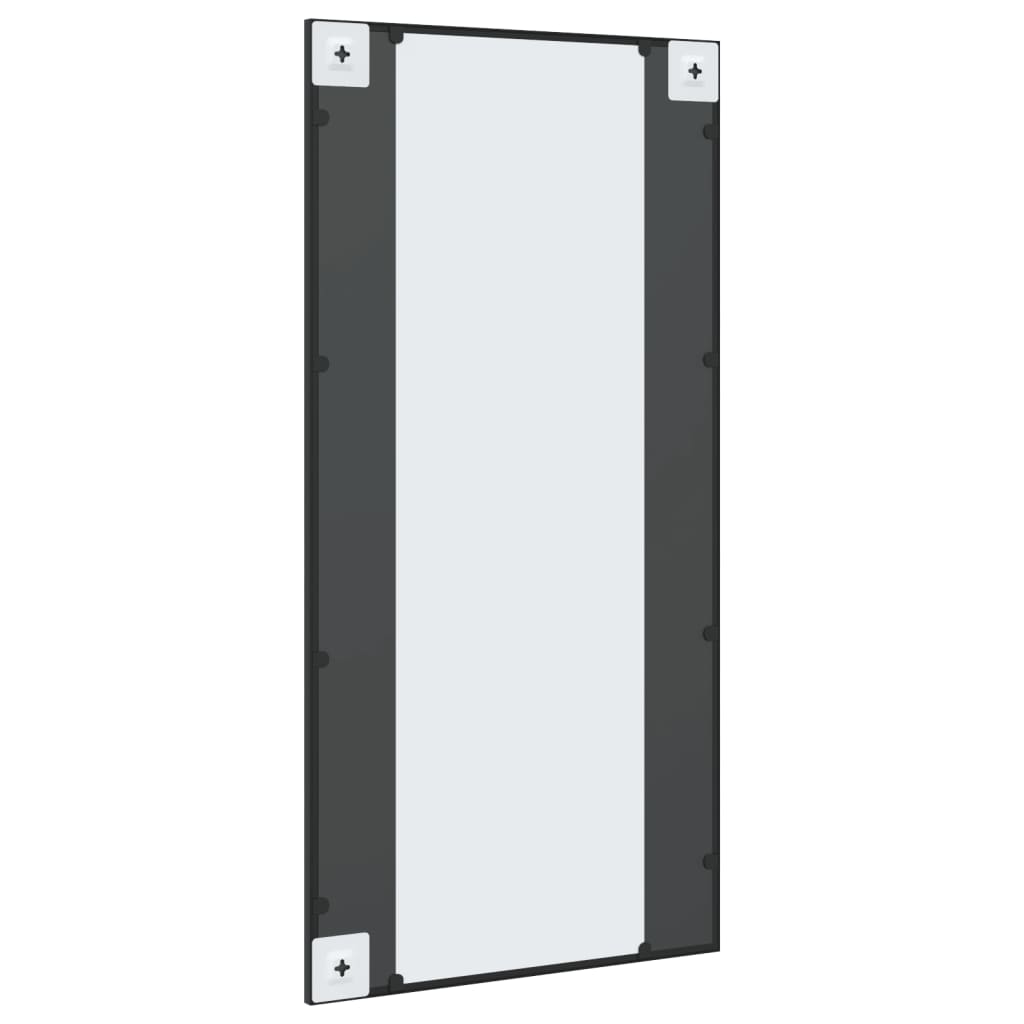 Miroir Mural Noir Rectangulaire Fer