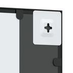 Miroir Mural Noir Rectangulaire Fer