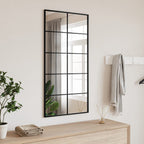 Miroir Mural Noir Rectangulaire Fer