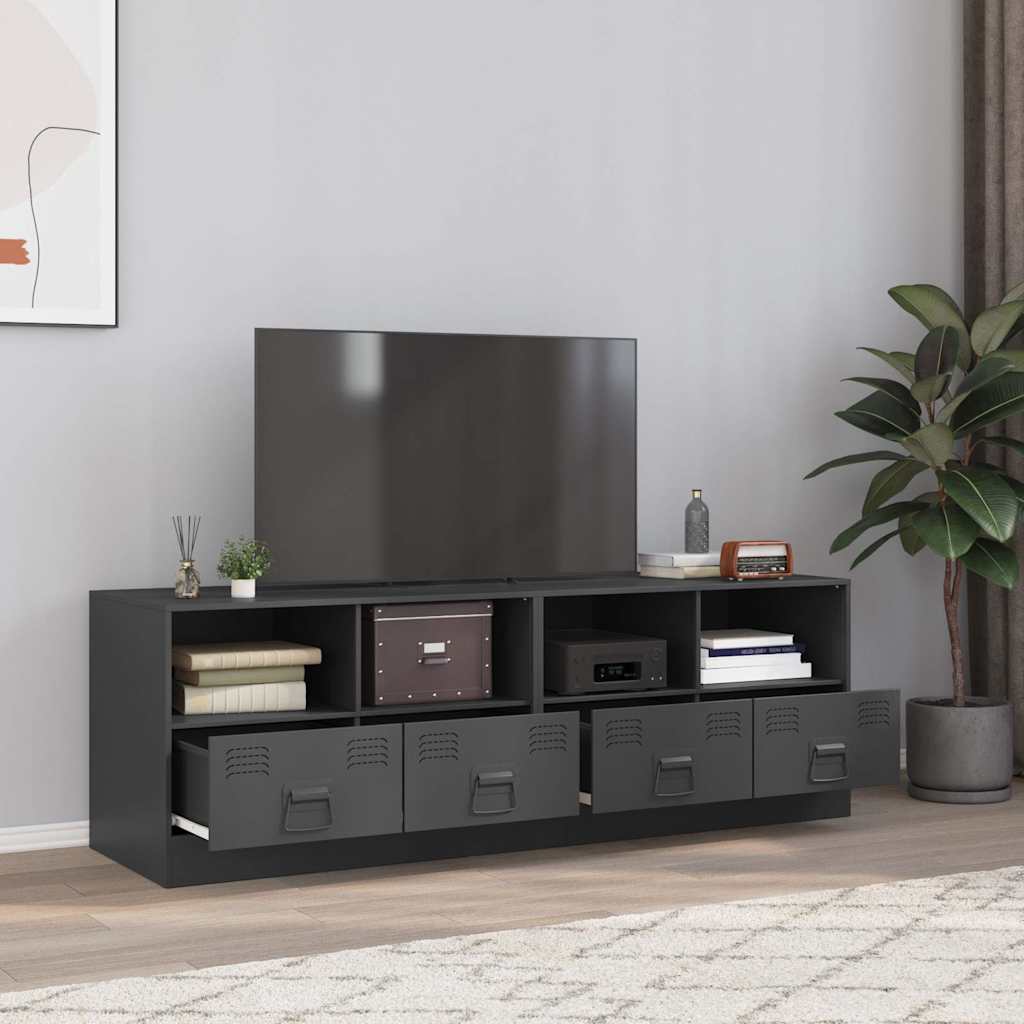Meubles Tv 2 Pcs 67X39X44 Cm Acier