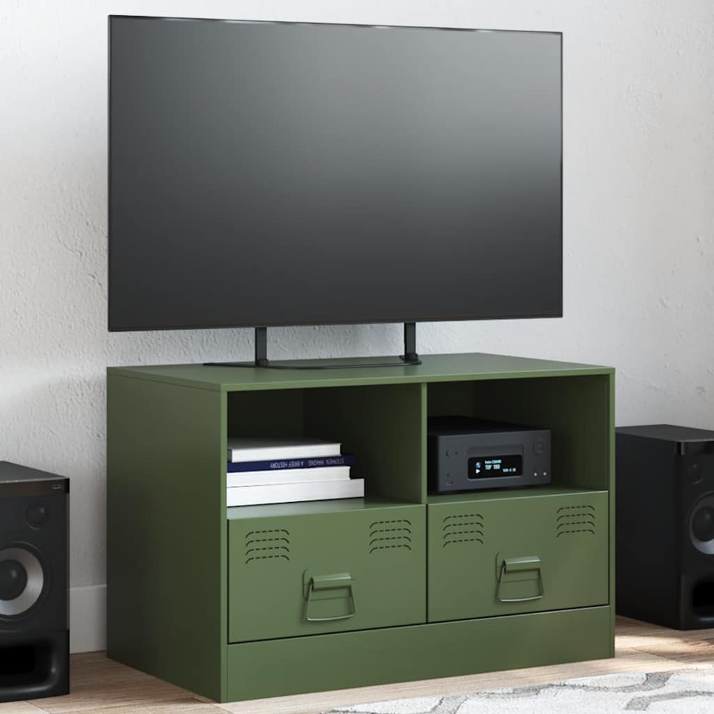 Meubles Tv 2 Pcs 67X39X44 Cm Acier