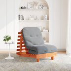 Canapé-Lit Futon Avec Matelas Bois Massif De Pin