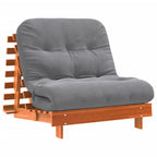 Canapé-Lit Futon Avec Matelas Bois Massif De Pin