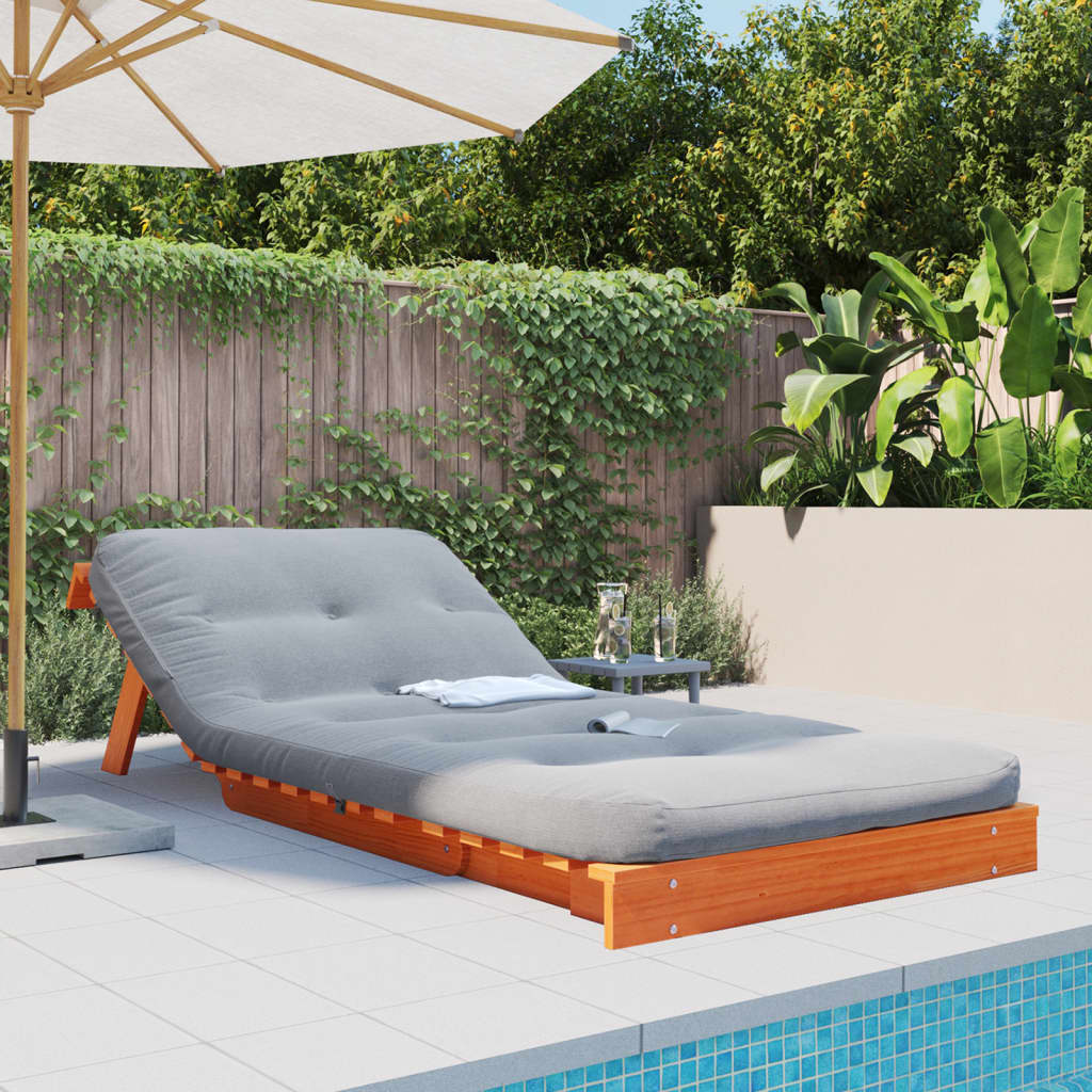Canapé-Lit Futon Avec Matelas Bois Massif De Pin